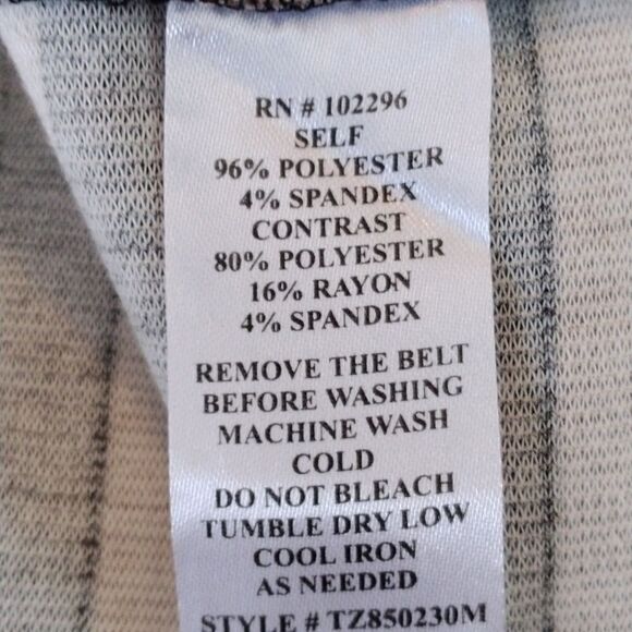 Connected Apparel Taupe and Black Dress - Picture 9 of 10